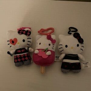 Hello kitty Plush keychains